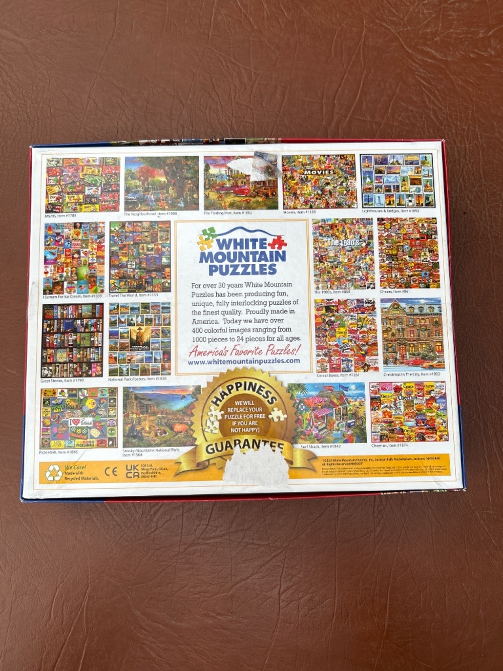 AMERICAN ORIGINALS WHITE MOUNTAIN PUZZLE 1000 pieces - Picture 8 of 8